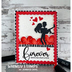 Whimsy Stamps Happy Couple Dies wsd573a hearts