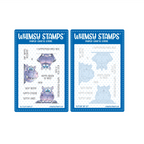 Whimsy Stamps Happy Hippos Clear Stamp and Die Set