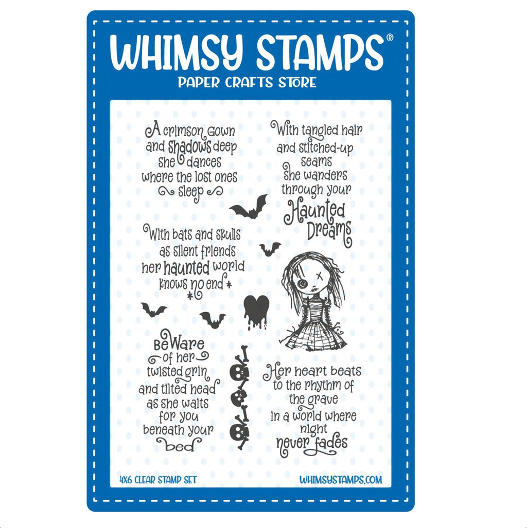 Whimsy Stamps Haunted Dreams Clear Stamps cwsd172c