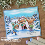 Whimsy Stamps Hello Deer Clear Stamps c1285a happy birthday