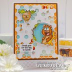 Whimsy Stamps Honeybear Clear Stamp and Die Set honey