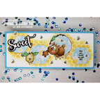 Whimsy Stamps Honeybear Clear Stamp and Die Set sweet
