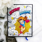 Whimsy Stamps It's Birthday Girl Clear Stamps cwsd296a belt