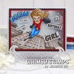 Whimsy Stamps It's Birthday Girl Clear Stamps cwsd296a building