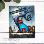 Whimsy Stamps Kooky Carnival Quick Card Fronts wsqcf-50 wonderfully weird card
