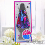 Whimsy Stamps Lava Slimline Paper Pack wsdps05a sparkle