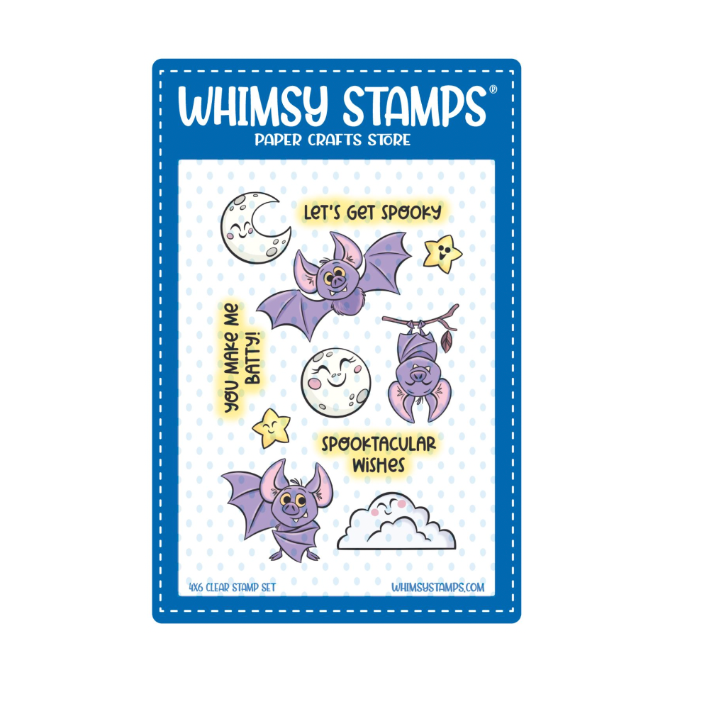 Whimsy Stamps Lets Get Spooky Clear Stamps khb162a