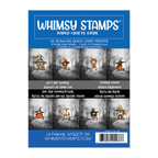 Whimsy Stamps Lil Friends Quick Card Fronts wsqcf-34