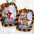 Whimsy Stamps Lil Friends Quick Card Fronts wsqcf-34 stripes