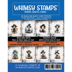 Whimsy Stamps Lil Warlocks Quick Card Fronts wsqcf-18