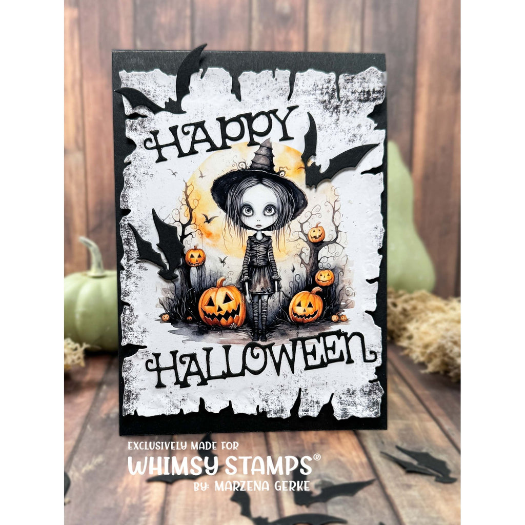 Whimsy Stamps Lil Witches Quick Card Fronts wsqcf-17