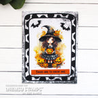 Whimsy Stamps Lil Witches Quick Card Fronts wsqcf-17
