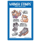 Whimsy Stamps Little Toes Kitty Day Clear Stamps khb186a