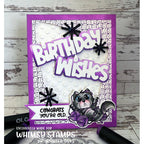 Whimsy Stamps Little Toes Kitty Day Clear Stamps khb186a birthday wishes