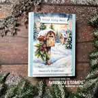 Whimsy Stamps Merry Notes Quick Card Fronts wsqcf-39 greetings