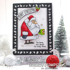 Whimsy Stamps Merry Stressmas Clear Stamps and Mask Set coffee