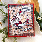 Whimsy Stamps Merry Stressmas Clear Stamps cwsd240a happy holidays