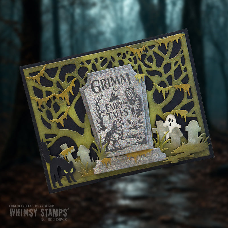 Whimsy Stamps Mini Graves Dies wsd060 fairy tales card