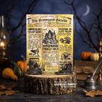 Whimsy Stamps Mini Graves Dies wsd060 old newspaper card