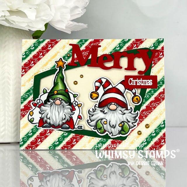 Whimsy Stamps Mix and Match Marquee Dies wsd264 gnomes