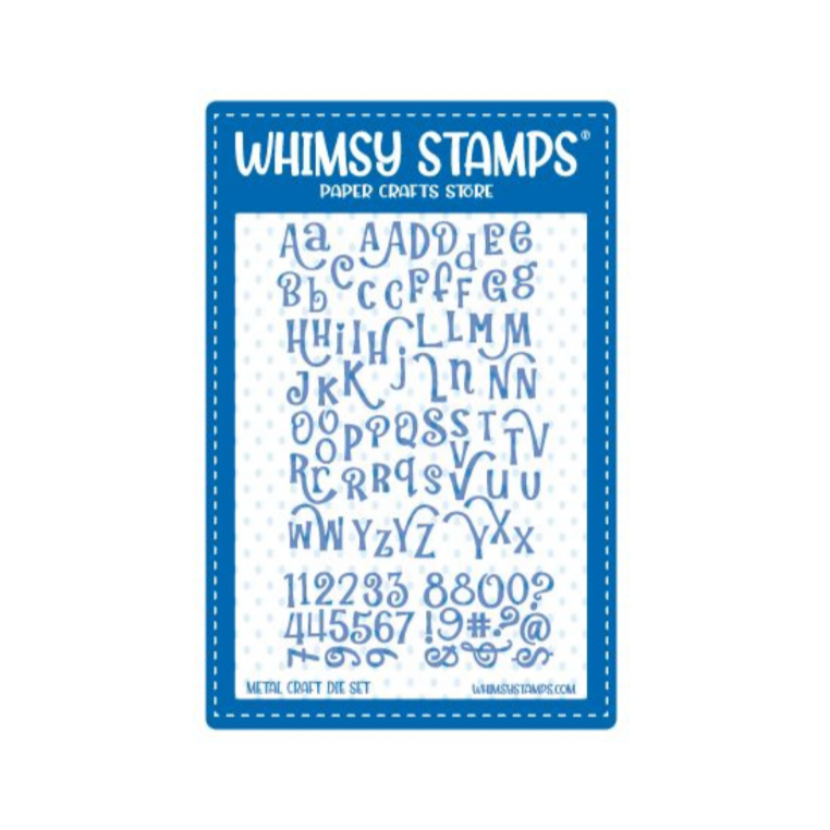 Whimsy Stamps Mix and Mingle Alphabet and Numbers Dies wsd035