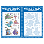 Whimsy Stamps Monster Halloween Clear Stamp and Die Set