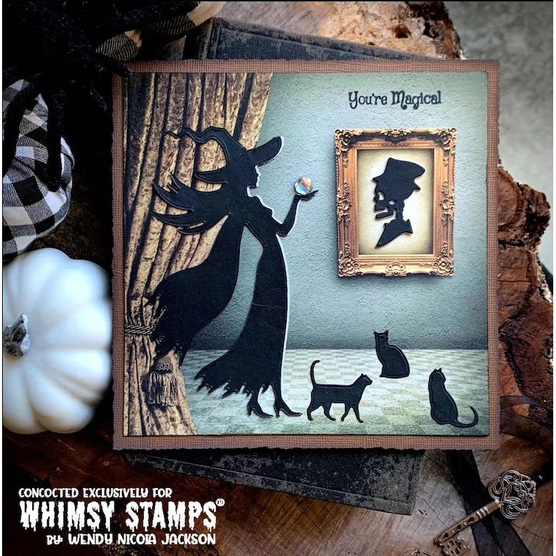 Whimsy Stamps Nevermore 6 x 6 Paper Pack wsdp32 cats