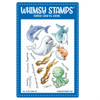 Whimsy Stamps Ocean Friends Clear Stamps c1303a