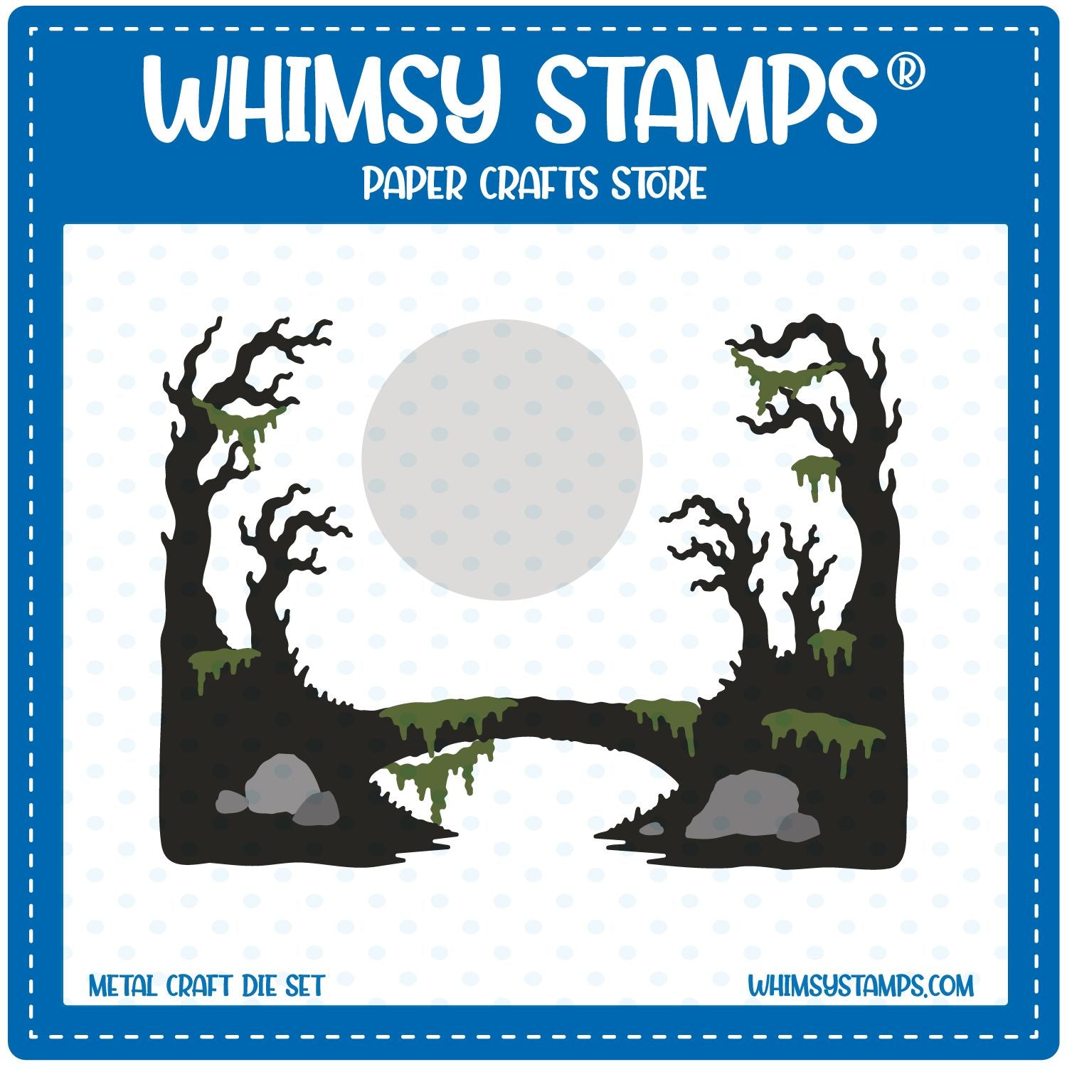 Whimsy Stamps Old Bridge Dies wsd061