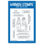 Whimsy Stamps Old Fart Couple Clear Stamps cwsd258b