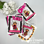 Whimsy Stamps Old Fart Inflation Quick Card Fronts wsqcf-46 frames