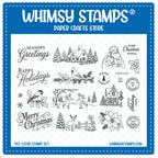 Whimsy Stamps Old Fashioned Christmas Clear Stamps cwsd485