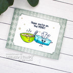 Whimsy Stamps On the Mend Clear Stamps khb149a tissue