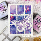 Whimsy Stamps Pastel Butterflies 6x6 inch Paper Pack wsdp07a get well soon