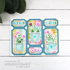 Whimsy Stamps Pastel Plaid 6x6 inch Paper Pack wsdp40a get well wishes