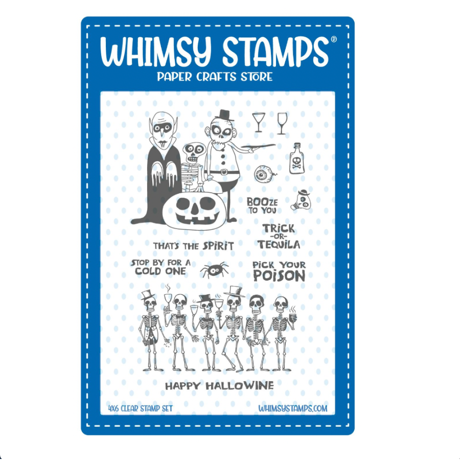 Whimsy Stamps Pick Your Poison Clear Stamps wsd346a