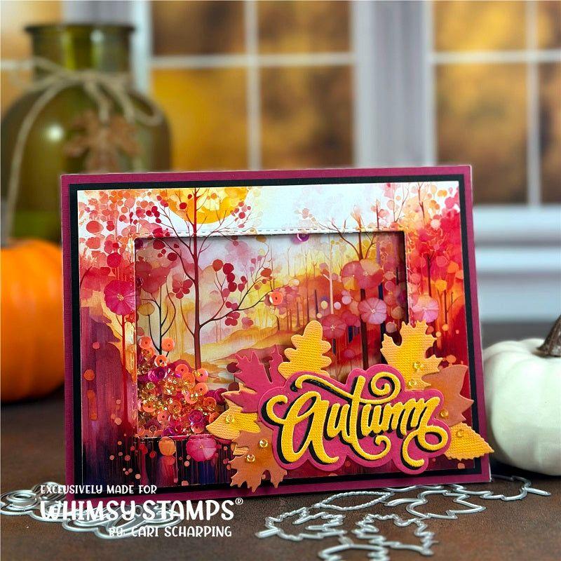 Whimsy Stamps Pink Autumn 6x6 inch Paper Pad wsdp48