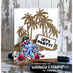 Whimsy Stamps Pirate Party Clear Stamp and Die Set*