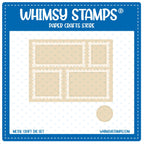 Whimsy Stamps Postage Windows Dies wsd070