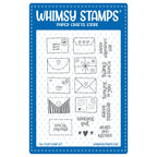 Whimsy Stamps Postal Minis Clear Stamps cwsd293a