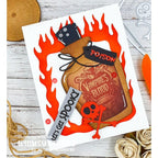 Whimsy Stamps Potion Bottle Dies wsd042 fire