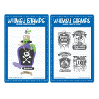 Whimsy Stamps Potion Labels and Potion Bottle Clear Stamp and Die Set