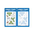 Whimsy Stamps Prickly Friends Clear Stamp and Die Set