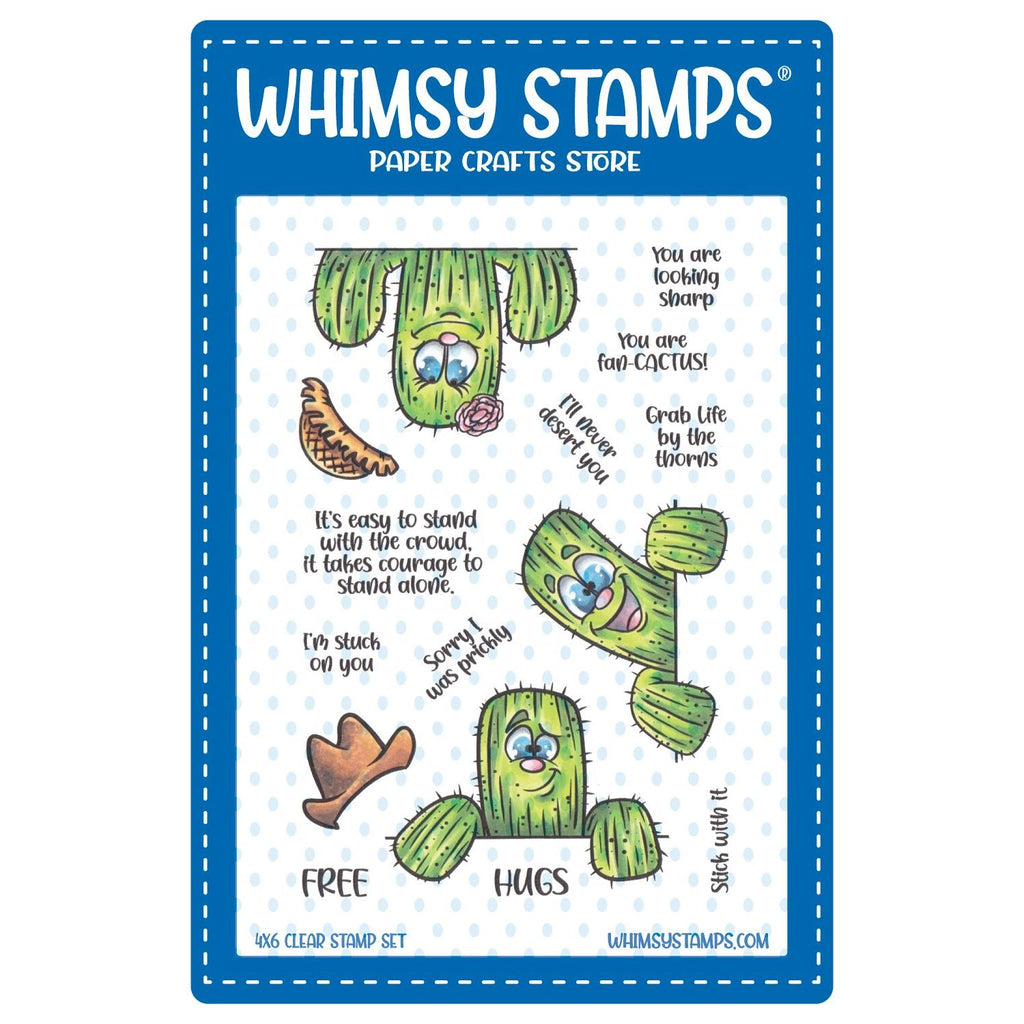 Whimsy Stamps Prickly Friends Clear Stamp and Die Set product image 1