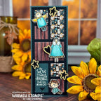 Whimsy Stamps Prim Little Things Clear Stamp and Die Set dolls