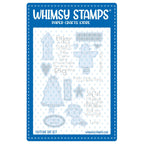 Whimsy Stamps Prim Little Things Outline Dies wsd285