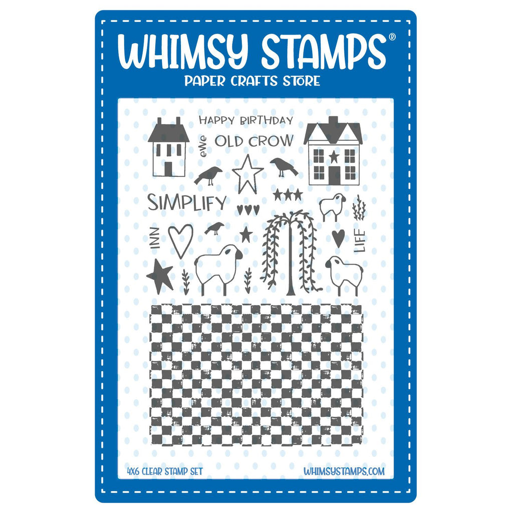 Whimsy Stamps Prim Simplify Clear Stamps cwsd210b