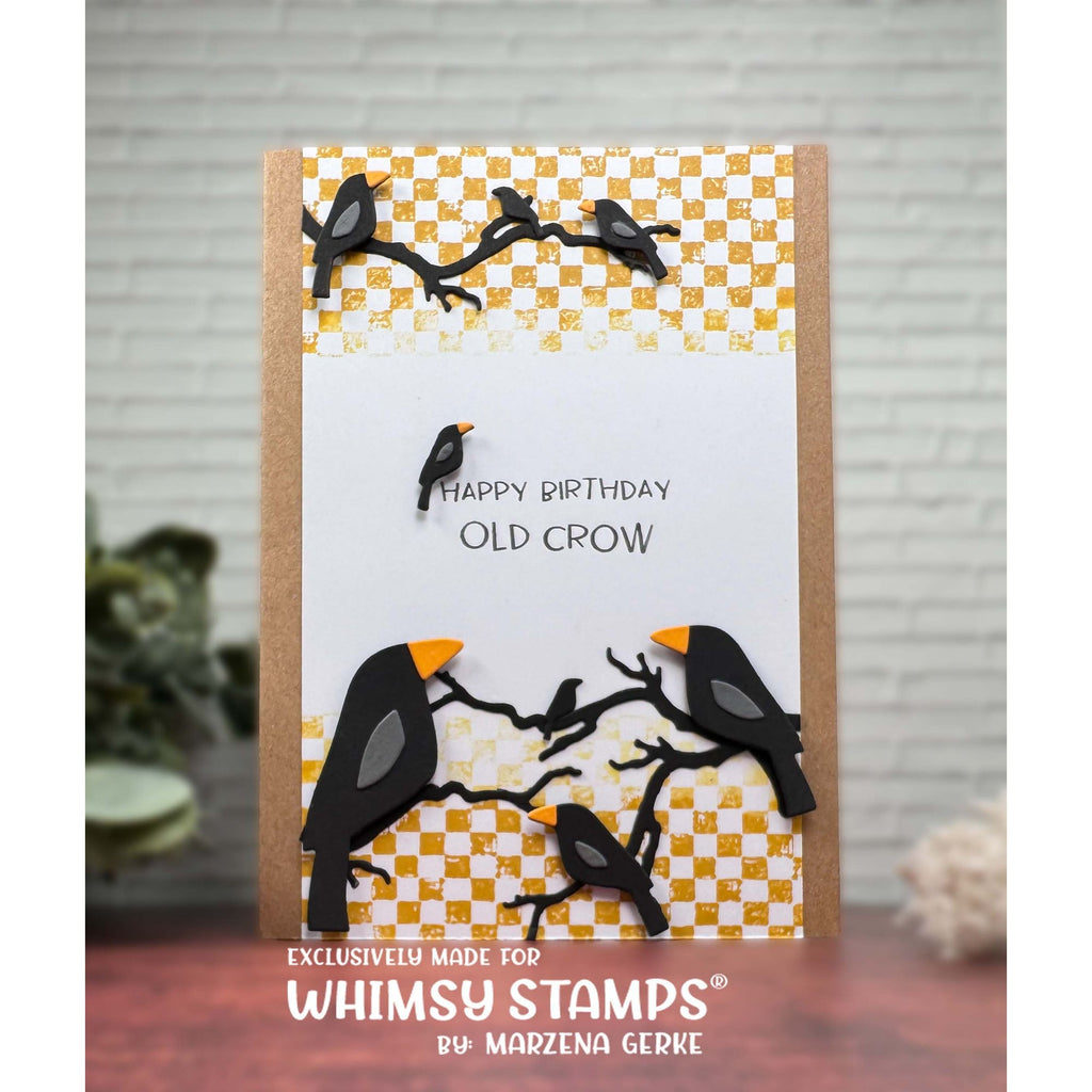 Whimsy Stamps Prim Simplify Clear Stamps cwsd210b happy birthday