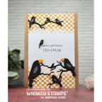 Whimsy Stamps Prim Simplify Clear Stamps cwsd210b happy birthday