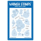 Whimsy Stamps Primitive Halloween Outline Dies wsd271*